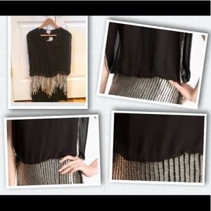 NEW Parker Embellished Silk Minidress